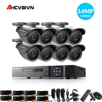 1080P HDMI CCTV 8CH AHD DVR 1080P 2.0 Megapixels Enhanced IR Security Camera 3000TVL Dome CCTV Camera Security System 1TB HDD
1080P HDMI CCTV 8CH AHD DVR 1080P 2.0 Megapixels Enhanced IR Security Camera 3000TVL Dome CCTV Camera Security System 1TB HDD