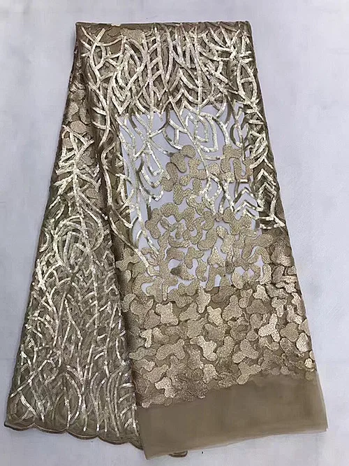 ZJL1203 2017 French Lace Fabric / African French Lace Fabric High Quality With Gold Sequins Lace Fabric For Wedding Dress
ZJL1203 2017 French Lace Fabric / African French Lace Fabric High Quality With Gold Sequins Lace Fabric For Wedding Dress