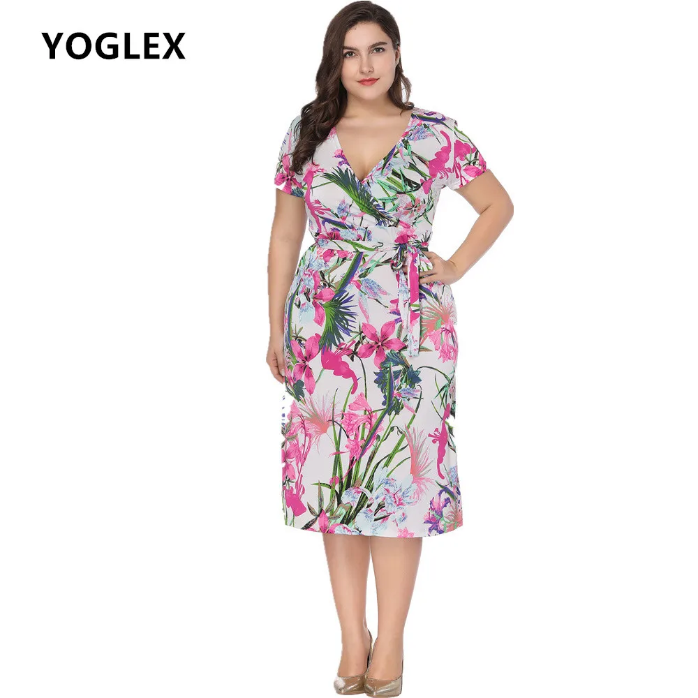 XL- 5xl 6xl Plus Size Summer Dress Women Short Sleeve V-Neck Print Bohemian Sexy Casual Beach Dresses Vestidos
XL- 5xl 6xl Plus Size Summer Dress Women Short Sleeve V-Neck Print Bohemian Sexy Casual Beach Dresses Vestidos