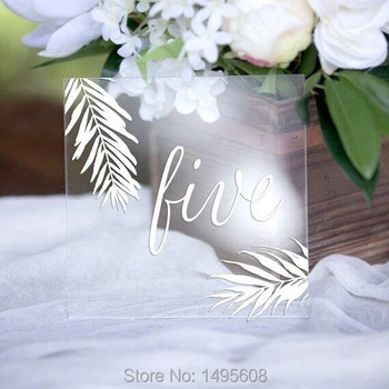 Tropical leaf table numbers ,White-printed Standing Table Cards,Clear Acrylic table numbers Decoration, table Centerpieces gifts
Tropical leaf table numbers ,White-printed Standing Table Cards,Clear Acrylic table numbers Decoration, table Centerpieces gifts