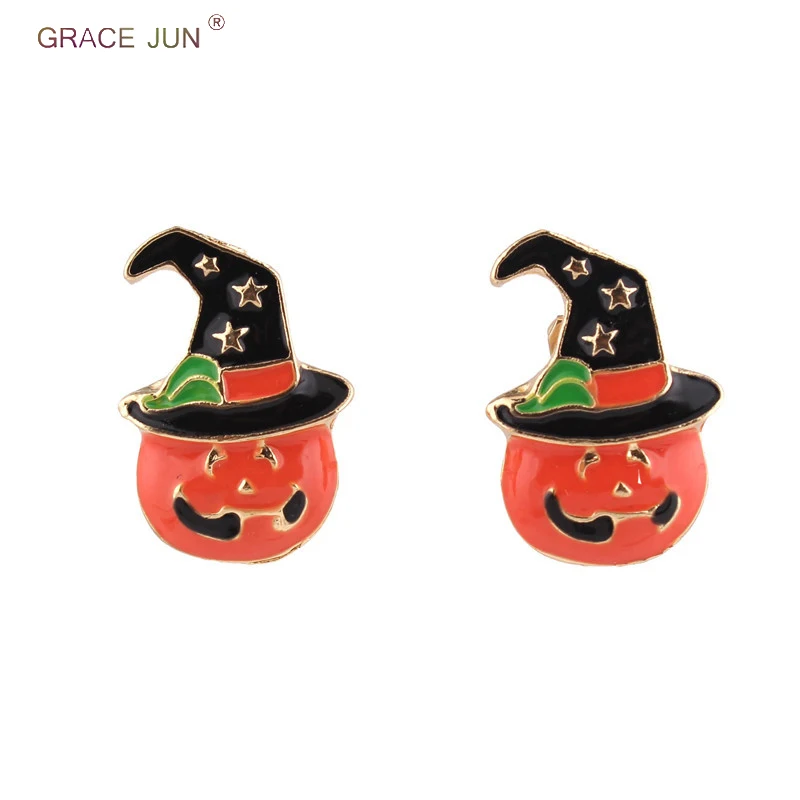 New Arrival Christmas Style Pumpkin Head Shape Clip on Earrings No Pierced for Women Cute Luxury Unisex Needn't Ear Hole Earring
New Arrival Christmas Style Pumpkin Head Shape Clip on Earrings No Pierced for Women Cute Luxury Unisex Needn't Ear Hole Earring