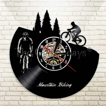 1Piece Mountain Biking Wall Clock Freeride Biker Sport Vintage Wall Decor Vinyl Record LP Clock Bike Cycling Decorative Clock
1Piece Mountain Biking Wall Clock Freeride Biker Sport Vintage Wall Decor Vinyl Record LP Clock Bike Cycling Decorative Clock