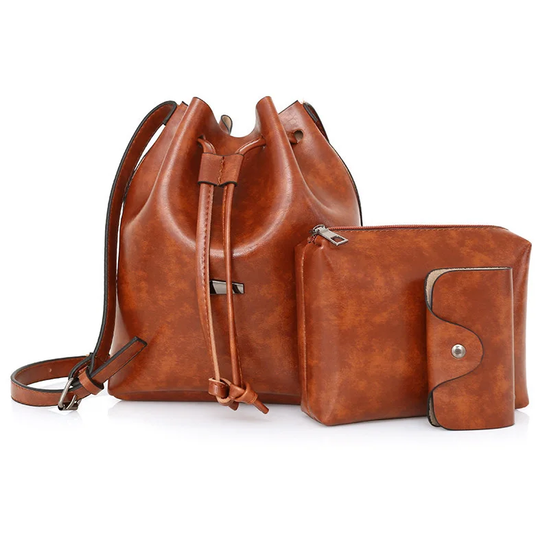 2019 New Women's Bag 3 Piece Set Composite Bag Retro Bucket Type Ladies European and American Shoulder Hand Bag #197106
2019 New Women's Bag 3 Piece Set Composite Bag Retro Bucket Type Ladies European and American Shoulder Hand Bag #197106