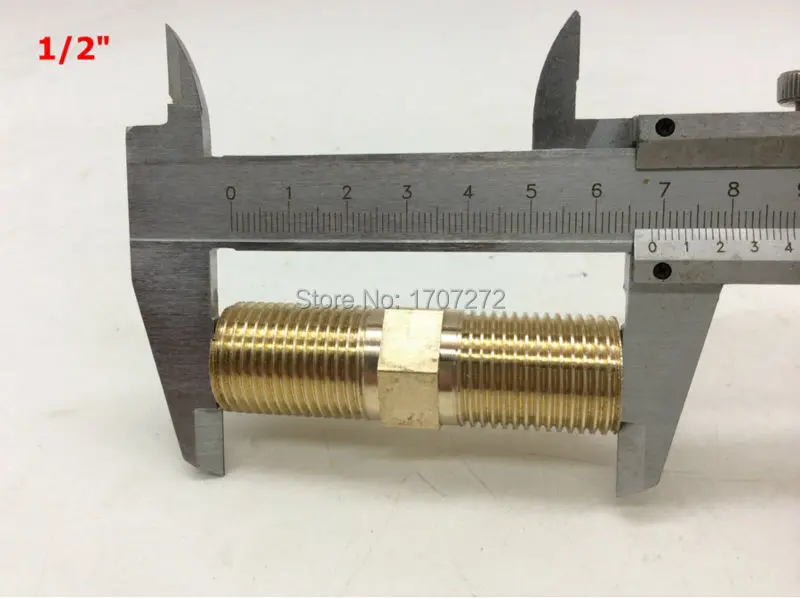 Double Male 1/2" Brass Coupling Fittings Equal M1/2"Double Nipples Fittings Copper
Double Male 1/2" Brass Coupling Fittings Equal M1/2"Double Nipples Fittings Copper