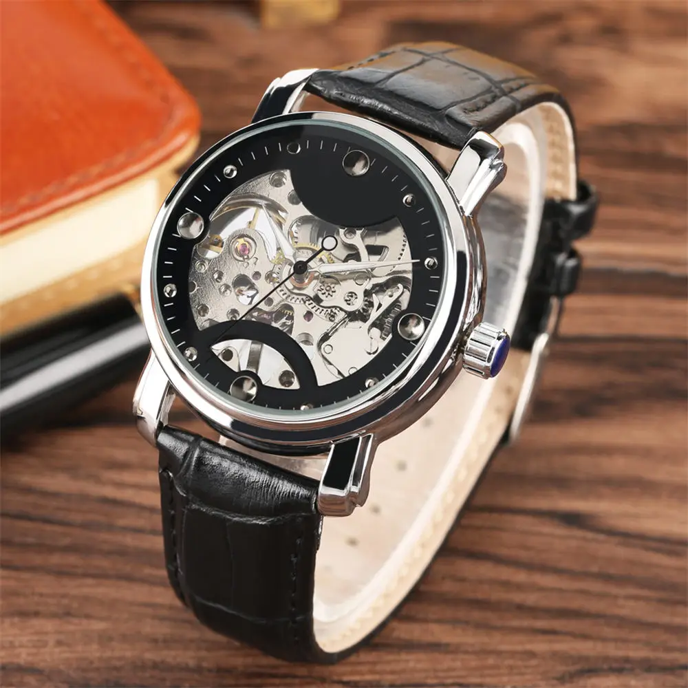 Mechanical Watch Men Top Brand Luxury Tevise Automatic Hand Wind Wristwatch Leather Timepieces Clock Reloj Hombre Man Watch 2019
Mechanical Watch Men Top Brand Luxury Tevise Automatic Hand Wind Wristwatch Leather Timepieces Clock Reloj Hombre Man Watch 2019