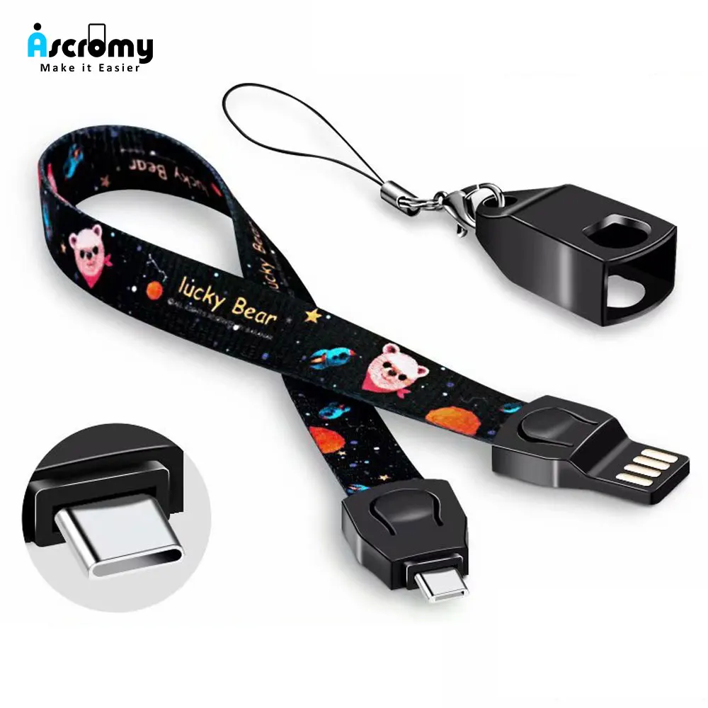Ascromy Mobile Phone Lanyard Neck Wrist Strap USB Cable For iPhone X 7 8 Plus 6 6S 5 Type C Micro USB Cellphone Cartoon Lanyards
Ascromy Mobile Phone Lanyard Neck Wrist Strap USB Cable For iPhone X 7 8 Plus 6 6S 5 Type C Micro USB Cellphone Cartoon Lanyards