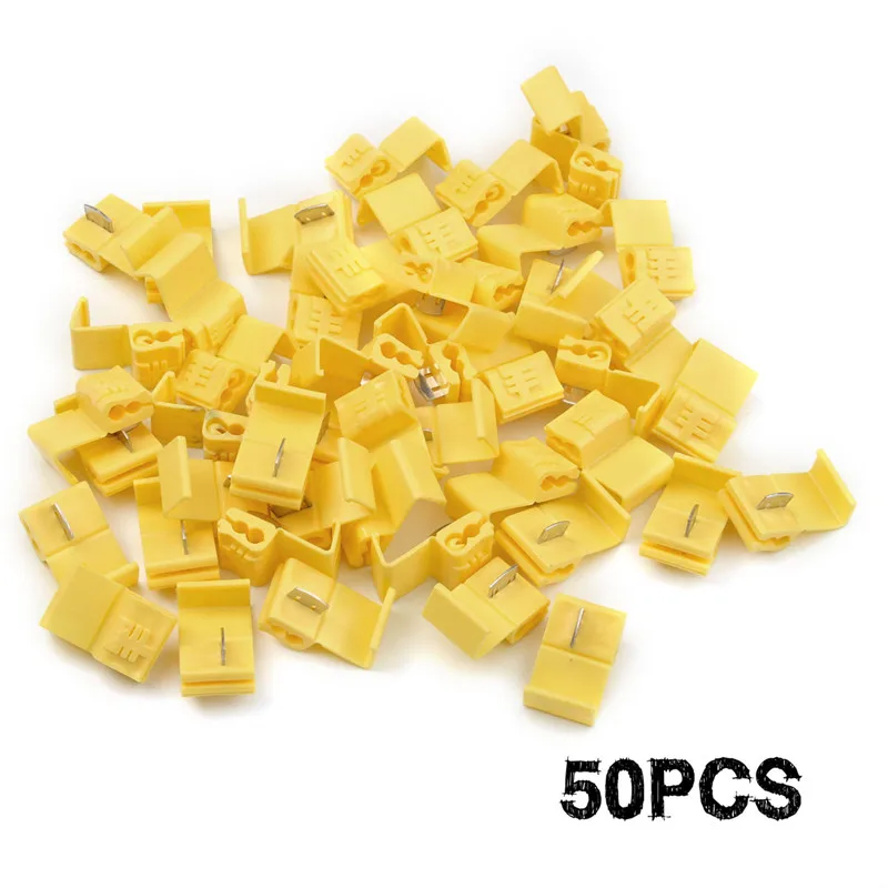 50Pcs Lock Wire Electrical Cable Connector Insulated Quick Splice Terminals Connectors For Car Electrical Cable Crimp Snap
50Pcs Lock Wire Electrical Cable Connector Insulated Quick Splice Terminals Connectors For Car Electrical Cable Crimp Snap
