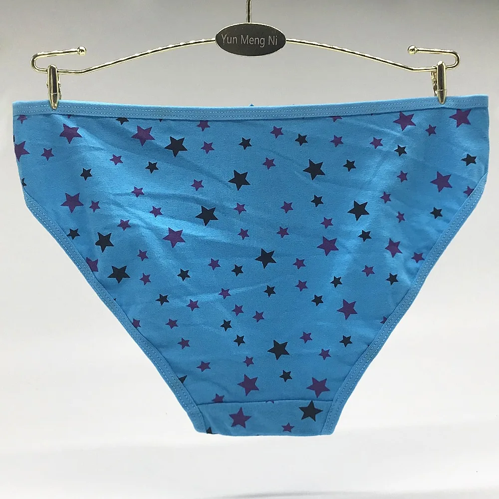New Cotton Girls Panties Underwear Cute Stars Print Gir