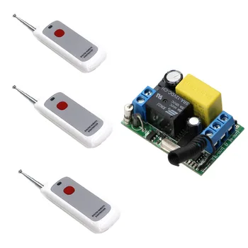 AC 220V Wireless Relay Remote Control Switch Wireless Remote Light Switch System Receiver Red Button Transmitter
AC 220V Wireless Relay Remote Control Switch Wireless Remote Light Switch System Receiver Red Button Transmitter