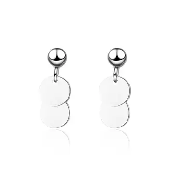 Exquisite Simple Round Sequin Earrings For Women Trend Creative 925 Sterling Silver Party Gift Jewelry Accessories SAE336
Exquisite Simple Round Sequin Earrings For Women Trend Creative 925 Sterling Silver Party Gift Jewelry Accessories SAE336