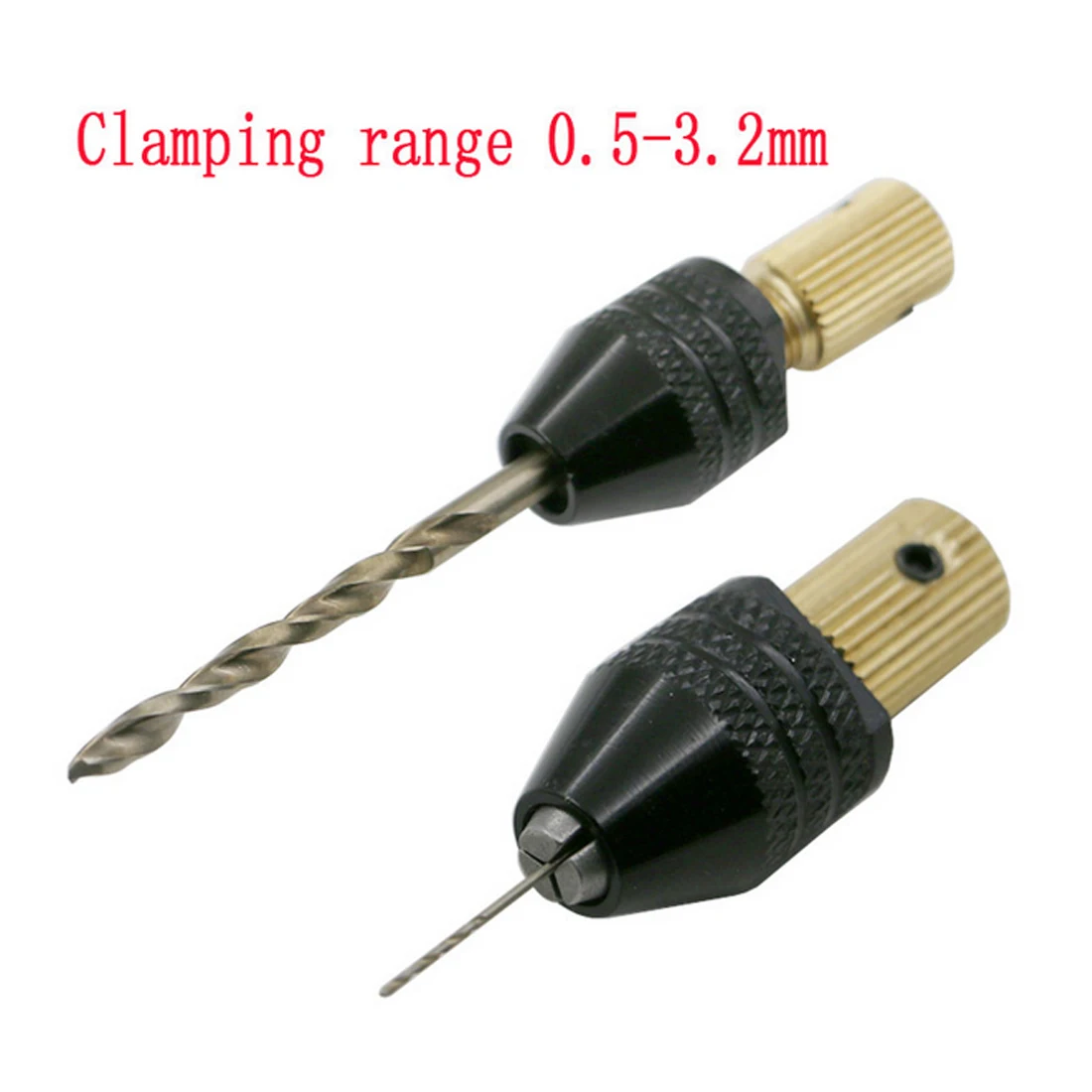 New 1pc 3.17mm Electric Motor Shaft Mini Chuck Fixture Clamp 0.5mm-3.2mm Small To Drill Bit Micro Chuck Fixing Device
New 1pc 3.17mm Electric Motor Shaft Mini Chuck Fixture Clamp 0.5mm-3.2mm Small To Drill Bit Micro Chuck Fixing Device