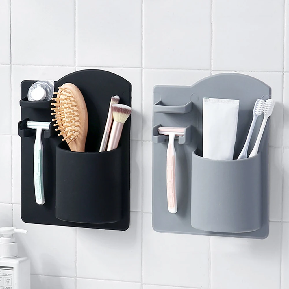 1pcs Multifunctional Adhesive Razor Holder Toothbrushes Shelf Wall Mounted Rack Hooks Hanger For Toilet Kitchen
1pcs Multifunctional Adhesive Razor Holder Toothbrushes Shelf Wall Mounted Rack Hooks Hanger For Toilet Kitchen