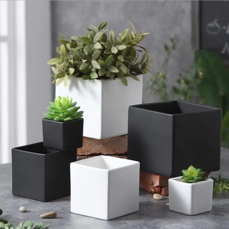 TECHOME Simple Classic European Style Flower Plant Pot Exquisite Ceramic Black White Office Desktop Decoration Flower Pot
TECHOME Simple Classic European Style Flower Plant Pot Exquisite Ceramic Black White Office Desktop Decoration Flower Pot