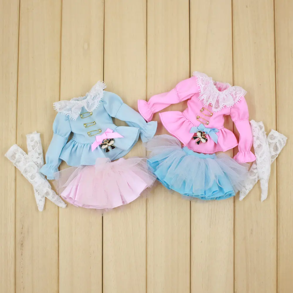 Outfits for Blyth doll Pink and Blue Vintage Outfit suit for 1/6 Joint body Doll ICY BJD NEO 
Outfits for Blyth doll Pink and Blue Vintage Outfit suit for 1/6 Joint body Doll ICY BJD NEO