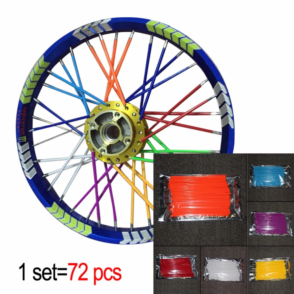 New 72-Pack Bike Motorcycle Mountain Bike MTB Wheel Modification Spokes Sleeve Tube Safety Snap-On Clip Tube Safety Warn
New 72-Pack Bike Motorcycle Mountain Bike MTB Wheel Modification Spokes Sleeve Tube Safety Snap-On Clip Tube Safety Warn