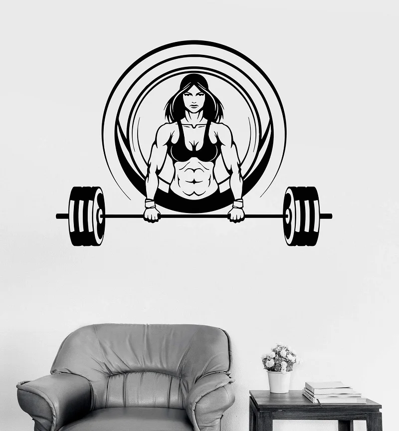 Muscle woman Robust body Dumbbell Fitness Vinyl Wall Decal Bodybuilding Club Gym home home Decorative Wall Sticker 2GY25
Muscle woman Robust body Dumbbell Fitness Vinyl Wall Decal Bodybuilding Club Gym home home Decorative Wall Sticker 2GY25