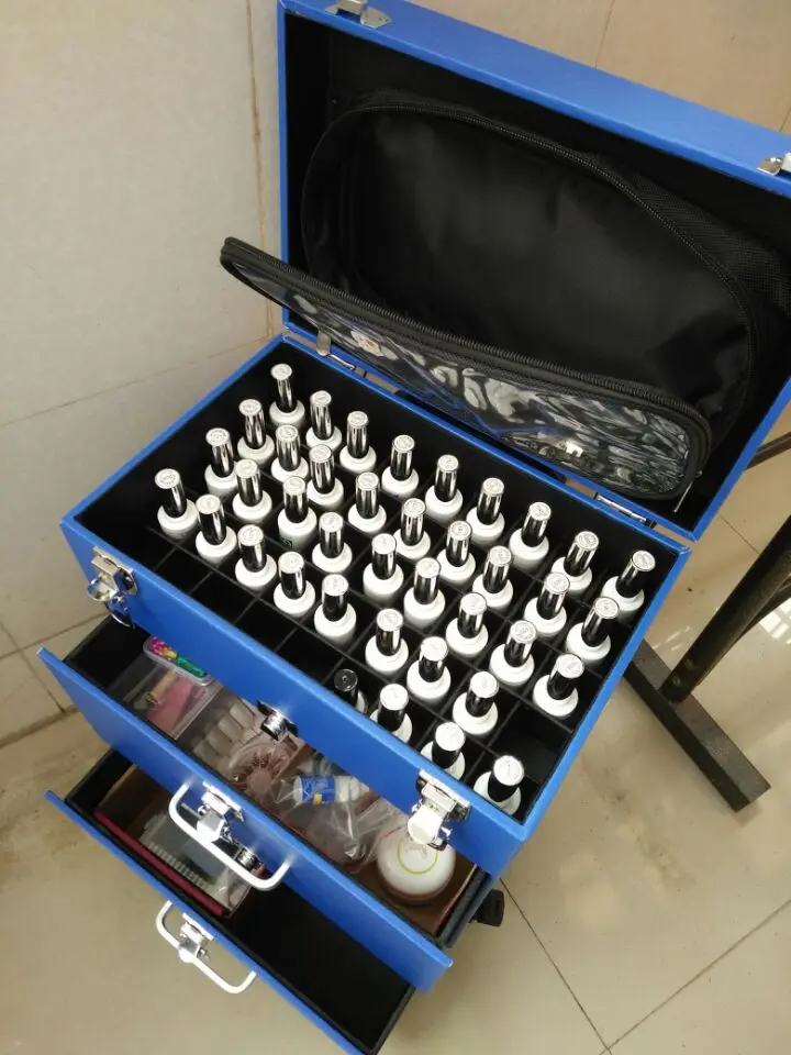 2016 Blue Hot professional Cosmetic Nail Box Beauty cases tool bag Trolley caster Kit cosmetics case large capacity
2016 Blue Hot professional Cosmetic Nail Box Beauty cases tool bag Trolley caster Kit cosmetics case large capacity