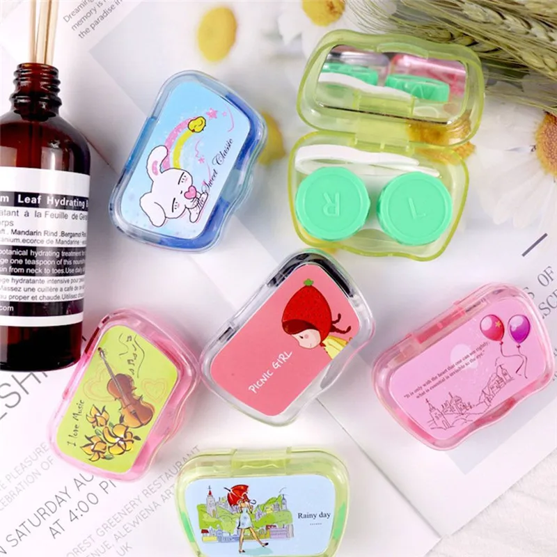 Hot Sale Cute Cartoon Contact Lens Case With Mirror Travel Portable Colored Lens Container Holder Soaking Contact Lenses Box
Hot Sale Cute Cartoon Contact Lens Case With Mirror Travel Portable Colored Lens Container Holder Soaking Contact Lenses Box