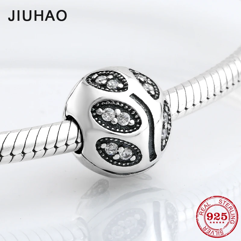 Hot 925 Sterling Silver fashion leaves clips Lock CZ beads Fit Original Pandora Charm Bracelet Jewelry making
Hot 925 Sterling Silver fashion leaves clips Lock CZ beads Fit Original Pandora Charm Bracelet Jewelry making