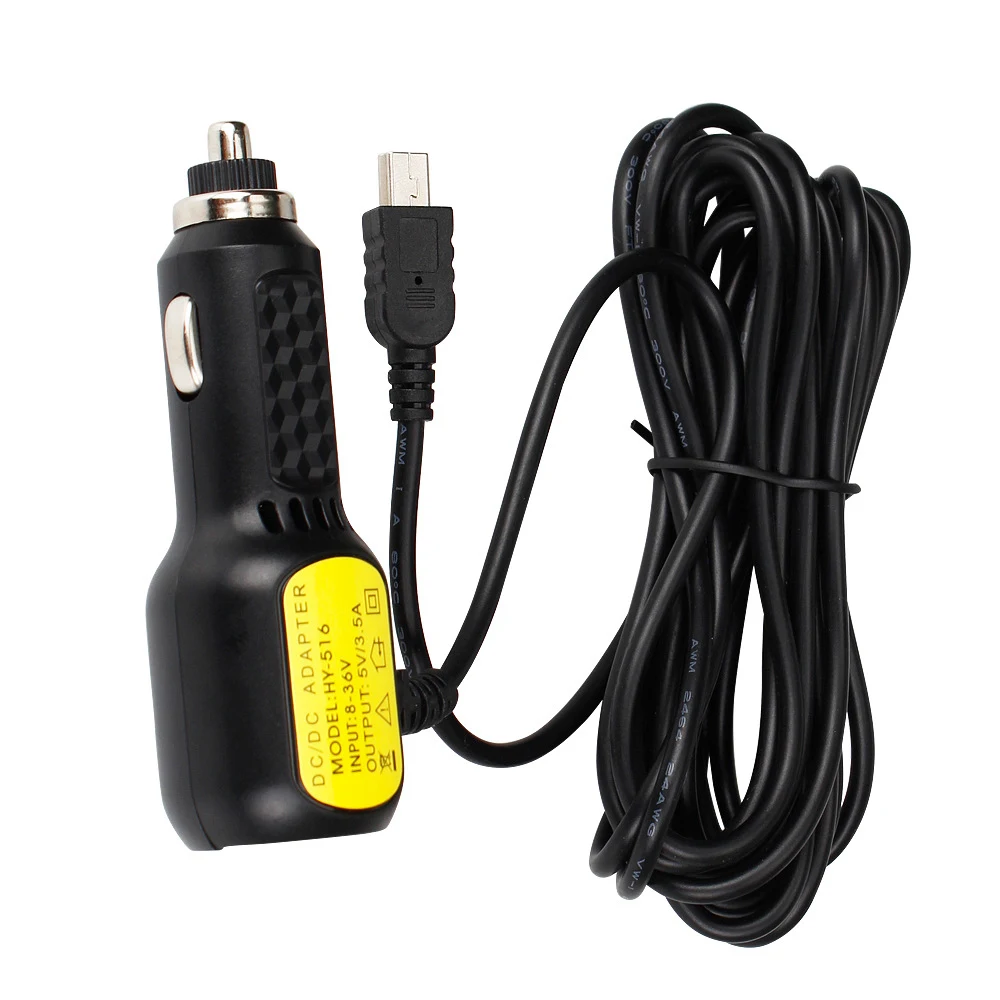 New 3.5m 5V 2A Car Charger Dual USB Port Micro/Mini USB Cable for Dash Cam Driving Recorder Rear-view Mirror Recording DVR
New 3.5m 5V 2A Car Charger Dual USB Port Micro/Mini USB Cable for Dash Cam Driving Recorder Rear-view Mirror Recording DVR