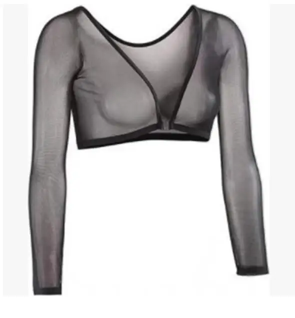 NEW Fashion Plus Size Seamless Arm Shaper Short Cropped Navel Mesh Cardigan Lace Top Perspective Cardigan
NEW Fashion Plus Size Seamless Arm Shaper Short Cropped Navel Mesh Cardigan Lace Top Perspective Cardigan