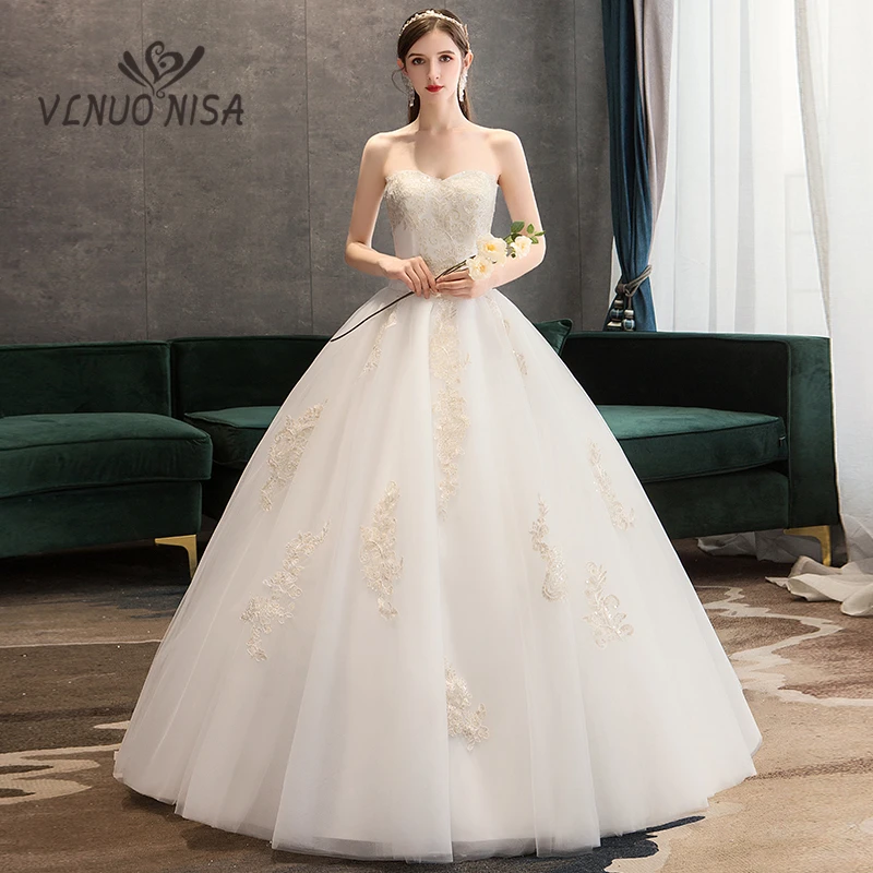 VLNUO NISA Wedding Dresses Vestidos De Novia Sweetheart Sleeveless Lace Applique Wedding Dress Bridal Gowns Robe De Mariage 25
VLNUO NISA Wedding Dresses Vestidos De Novia Sweetheart Sleeveless Lace Applique Wedding Dress Bridal Gowns Robe De Mariage 25