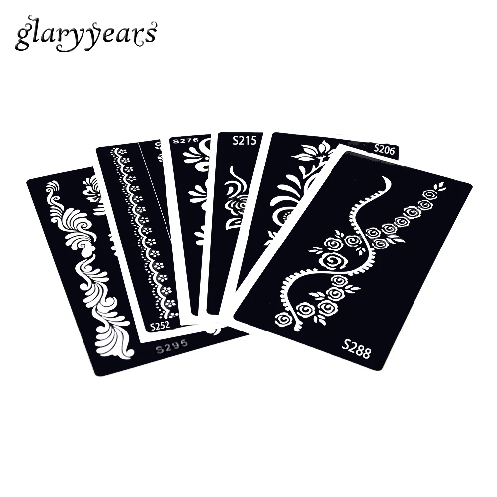6 Sheet Wrist Body Art Henna Tatoo Stencil Flower Patter Bracelet Design Women Makeup Mehndi Tattoo Templates Party Gift S200#07
6 Sheet Wrist Body Art Henna Tatoo Stencil Flower Patter Bracelet Design Women Makeup Mehndi Tattoo Templates Party Gift S200#07