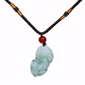 

ZHAO Natural stone brave troops Pendant Men women models Lucky Evil spirits Transfer necklace Jewelry