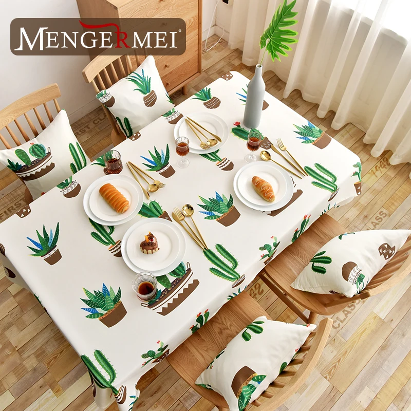Cactus Printed Tablecloth Cotton Linen Waterproof Table Cloth Decorative Home European Style Table Cover ZB06
Cactus Printed Tablecloth Cotton Linen Waterproof Table Cloth Decorative Home European Style Table Cover ZB06