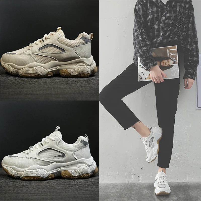 2019 Women Sneakers student training Summer lace-up Breathable Autumn wedges Shoes Walking fashion soft bottom zapatos de mujer
2019 Women Sneakers student training Summer lace-up Breathable Autumn wedges Shoes Walking fashion soft bottom zapatos de mujer