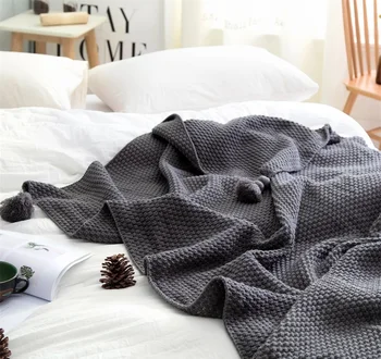 Knitted Blanket Fringe knitting ball Bed Banket Super Soft Blanket on the bed / Sofa Cover Blanket 130*170cm Sleeping Bedspreads
Knitted Blanket Fringe knitting ball Bed Banket Super Soft Blanket on the bed / Sofa Cover Blanket 130*170cm Sleeping Bedspreads