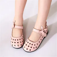 Children's clothing shoes girls 2018 new cut children's shoes Princess cute breathable girls casual shoes size 21-36 image