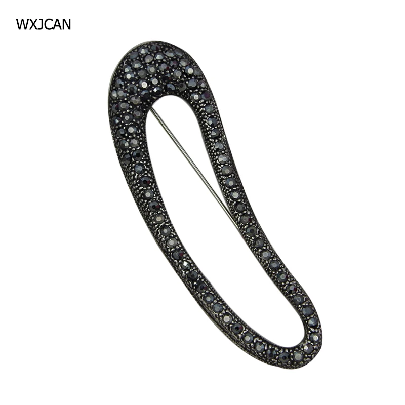 WXJCAN 2 style hijab pins up Safety pin brooch vintage Luxury black micro-crystal brooch for cardigan skirt scarf clothing B5660
WXJCAN 2 style hijab pins up Safety pin brooch vintage Luxury black micro-crystal brooch for cardigan skirt scarf clothing B5660