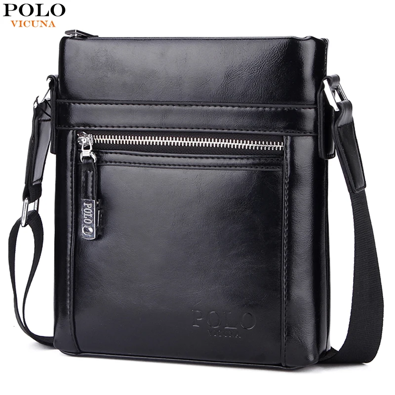VICUNA POLO Theftproof Hasp Open Small Oil PU Leather Messenger Bags For Men Fashion Mens Shoulder Bag Crossbody Bags bolsa male
VICUNA POLO Theftproof Hasp Open Small Oil PU Leather Messenger Bags For Men Fashion Mens Shoulder Bag Crossbody Bags bolsa male