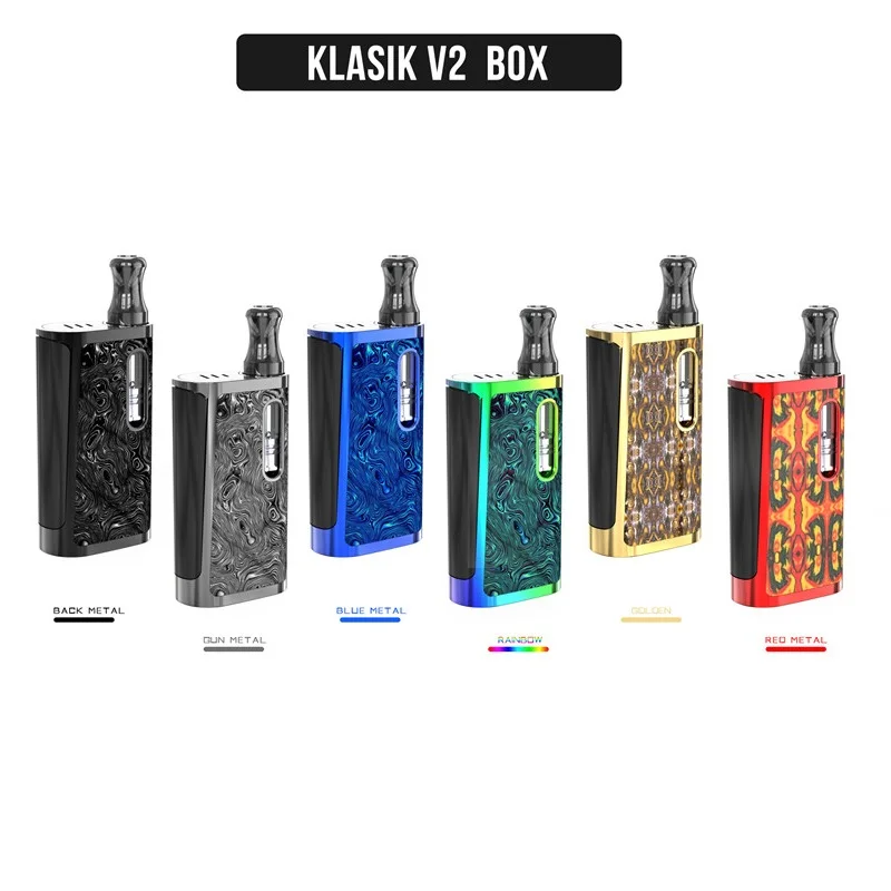 Vaporizer Original 650mAh Kangvape Klasik V2 Box Mod Vape Kit With 0.5ml Atomizer 510 Thread Electronic Cigarette Vape Pen
Vaporizer Original 650mAh Kangvape Klasik V2 Box Mod Vape Kit With 0.5ml Atomizer 510 Thread Electronic Cigarette Vape Pen
