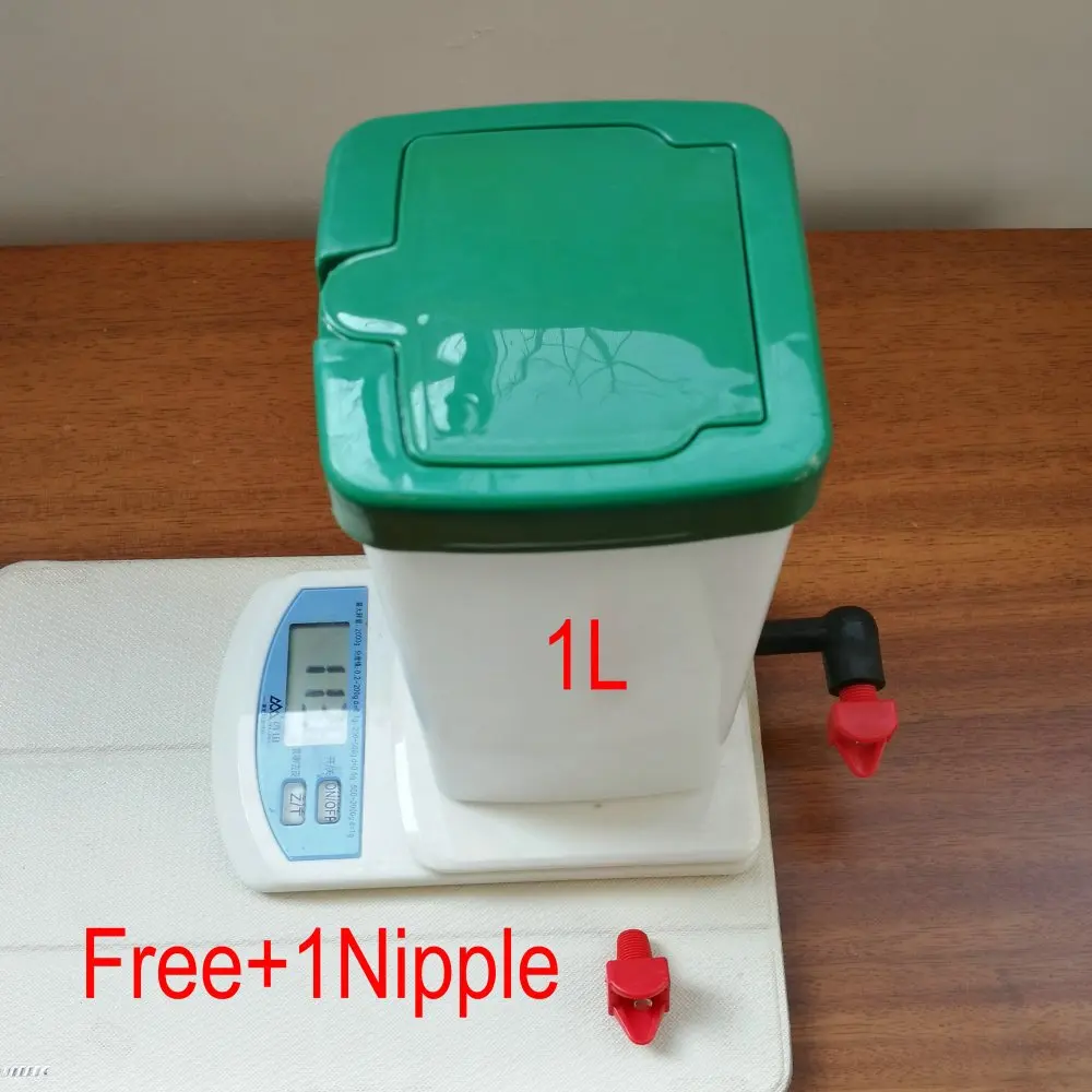 1X 1Lt Bucket And 2X Poultry Nipple Horizontal Drinker hen chicken bird quial Rabbit
1X 1Lt Bucket And 2X Poultry Nipple Horizontal Drinker hen chicken bird quial Rabbit