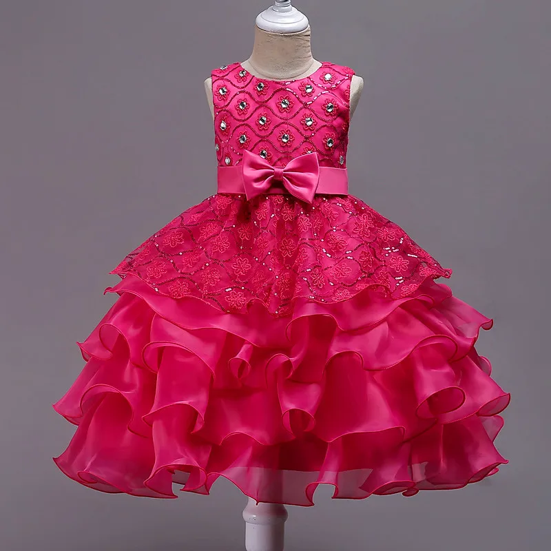 2019 New Children Clothing Girls Elegant Princess Wedding Dress Kids Fashion Beaded Fringe Bow Dress 3-15Y Christmas Clothes
2019 New Children Clothing Girls Elegant Princess Wedding Dress Kids Fashion Beaded Fringe Bow Dress 3-15Y Christmas Clothes