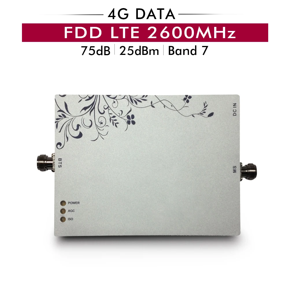 75dB Gain AGC MGC LTE 2600 Mobile Signal Booster 4G LTE 2600MHz Band 7 Cell phone Signal Repeater Repetidor Cellular Amplifier
75dB Gain AGC MGC LTE 2600 Mobile Signal Booster 4G LTE 2600MHz Band 7 Cell phone Signal Repeater Repetidor Cellular Amplifier