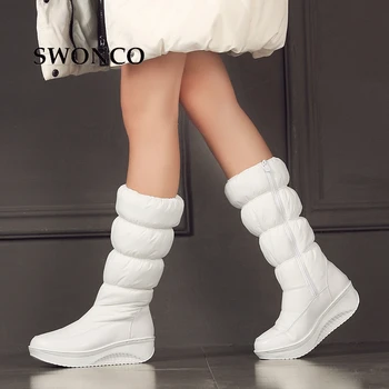 SWONCO Women's Shoes High Boot For -30 Degree Winter Down Snow Boot Women Boots Big Size 35-44 Thick Plush Warm Winter Shoes
SWONCO Women's Shoes High Boot For -30 Degree Winter Down Snow Boot Women Boots Big Size 35-44 Thick Plush Warm Winter Shoes