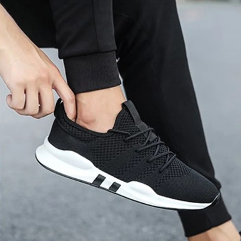 2019 Summer New Men's Tide Shoes Mesh Breathable Running Shoes Joker Low Fly Woven Black Sneakers Zapatillas Hombre Deportiva
2019 Summer New Men's Tide Shoes Mesh Breathable Running Shoes Joker Low Fly Woven Black Sneakers Zapatillas Hombre Deportiva
