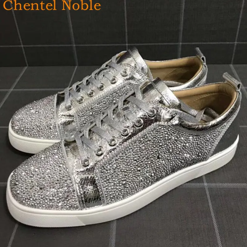 2019 Brand resigner Chentel Noble Crystal Men Casual Shoes Party Dress Shoes Men Flats High Quality Lace-Up Sneakers Big Size
2019 Brand resigner Chentel Noble Crystal Men Casual Shoes Party Dress Shoes Men Flats High Quality Lace-Up Sneakers Big Size