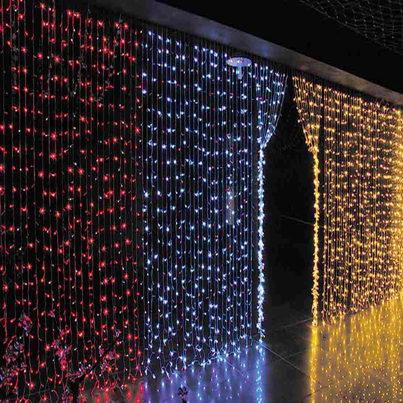 6M x 3M 600 LED Wedding Light icicle Christmas Light LED String Fairy Light Bulb Garden Curtain Decor 3x1.5M 144 LED/3x3M 300LED
6M x 3M 600 LED Wedding Light icicle Christmas Light LED String Fairy Light Bulb Garden Curtain Decor 3x1.5M 144 LED/3x3M 300LED