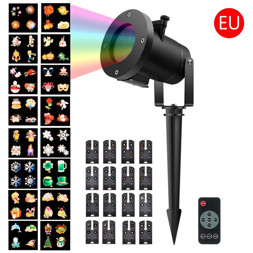 Remote Control 16 Patterns Projector Lamp Film Light Slide Light Christmas Snowflake Lamp 16 Patterns Projection Lamp
Remote Control 16 Patterns Projector Lamp Film Light Slide Light Christmas Snowflake Lamp 16 Patterns Projection Lamp