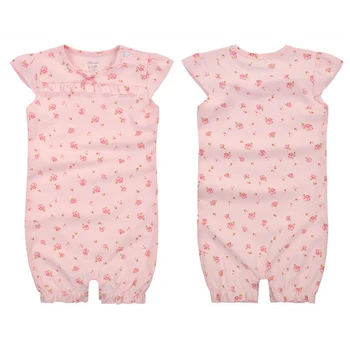y454 Girls summer baby Flat angle clothes Pink roses pattern female baby short-sleeved dressing cotton newborn Bodysuits
y454 Girls summer baby Flat angle clothes Pink roses pattern female baby short-sleeved dressing cotton newborn Bodysuits