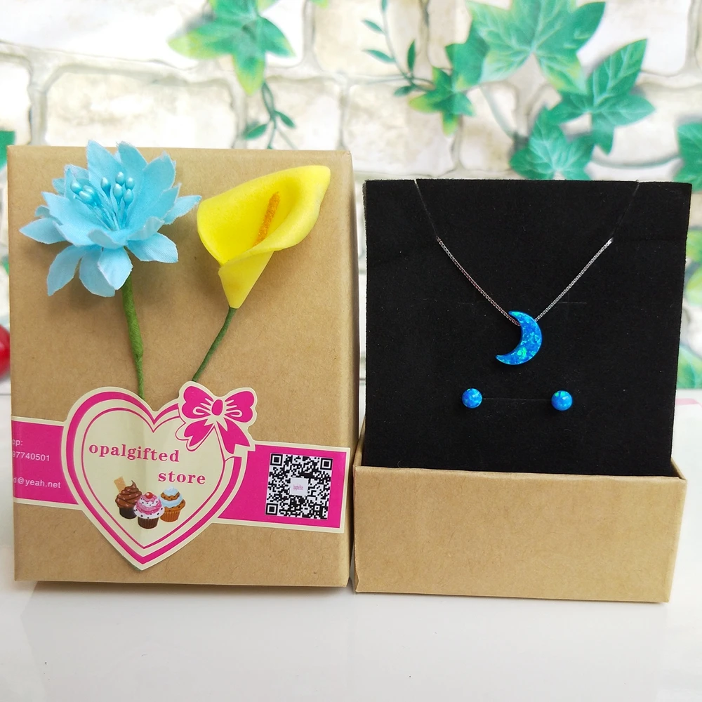 1 set Free Shipping 925 silver synthetic opal dark Blue moon necklace &4mm round bead Earring opal jewelry with high quality
1 set Free Shipping 925 silver synthetic opal dark Blue moon necklace &4mm round bead Earring opal jewelry with high quality