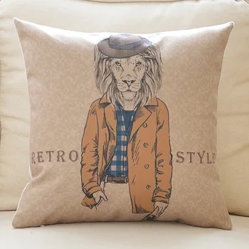 Custom Made Cushion Cover Pillow Case Seat Lumbar Envelop for Sofa Linen Cotton 45*45cm 55*55cm Lion Man
Custom Made Cushion Cover Pillow Case Seat Lumbar Envelop for Sofa Linen Cotton 45*45cm 55*55cm Lion Man