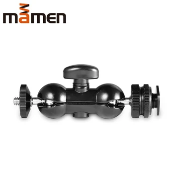 MAMEN Cool Black Multi-function Double Ball Head Magic Arm with Shoe Mount & 1/4 Screw for Monitors Led Light Hot Sale 2019
MAMEN Cool Black Multi-function Double Ball Head Magic Arm with Shoe Mount & 1/4 Screw for Monitors Led Light Hot Sale 2019