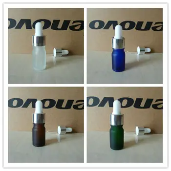 5ml clear/blue/green/brown frosted Glass Essential Oil Bottle With aluminum shiny silver dropper cap .Essential Oil bottle 
5ml clear/blue/green/brown frosted Glass Essential Oil Bottle With aluminum shiny silver dropper cap .Essential Oil bottle