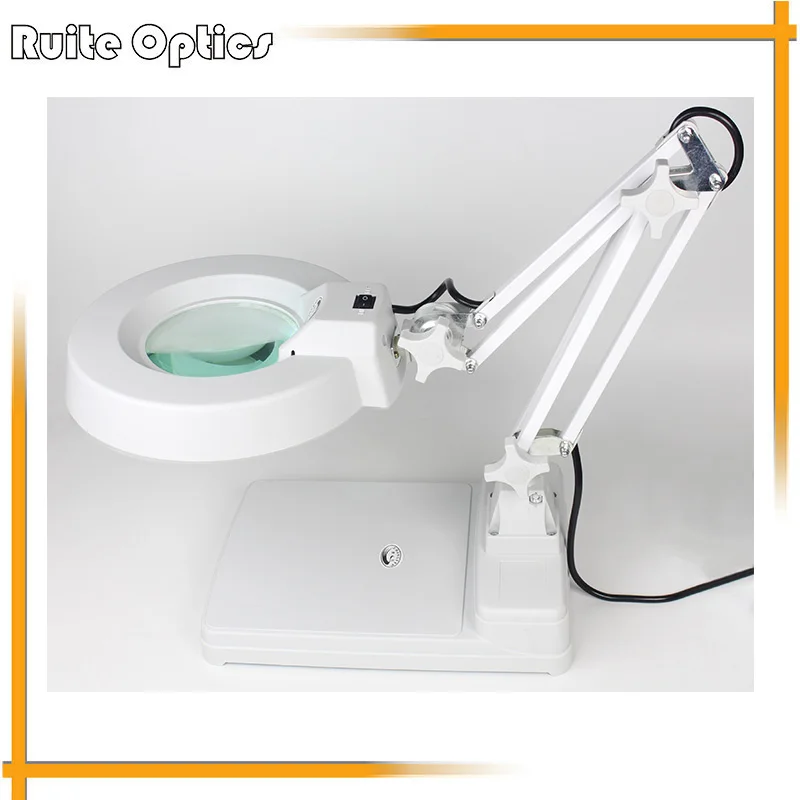 220V 10X Desktop Green Optical Glass Magnifying Glass Lamp Light Magnifier Folding For PCB Precision Parts Inspection
220V 10X Desktop Green Optical Glass Magnifying Glass Lamp Light Magnifier Folding For PCB Precision Parts Inspection