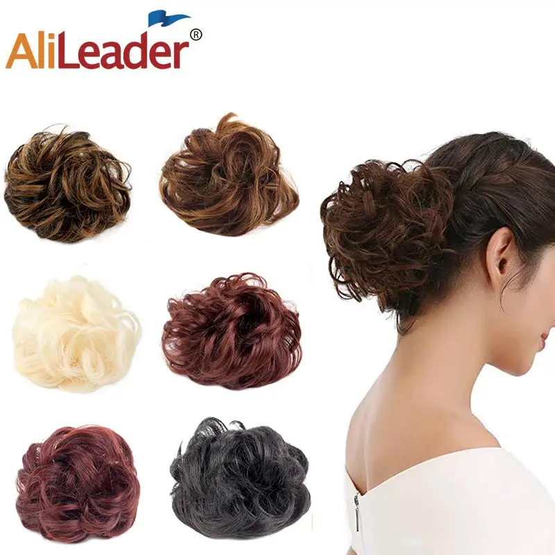 AliLeader 10 Colors Synthetic Donut Hair High Temperature Fiber Chignon Women Curly Chignon Hairpiece Extensions Bun for Brides
AliLeader 10 Colors Synthetic Donut Hair High Temperature Fiber Chignon Women Curly Chignon Hairpiece Extensions Bun for Brides